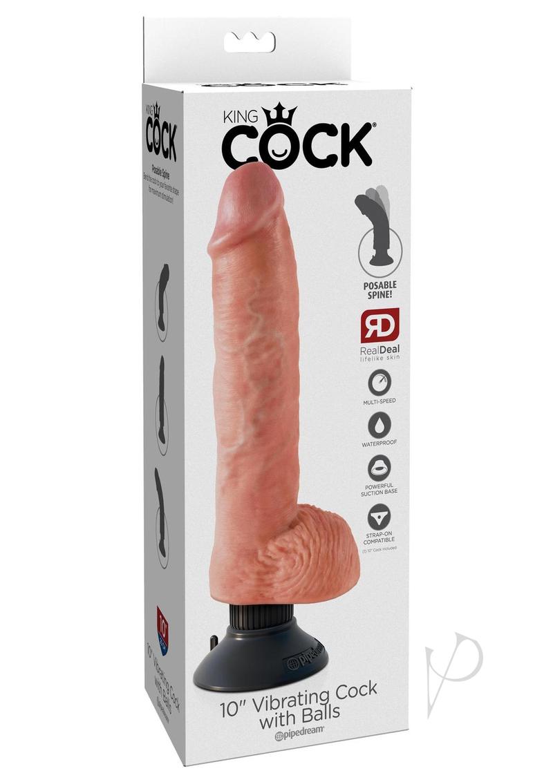 Kc 10 Vibrating Cock W Balls Fresh_0