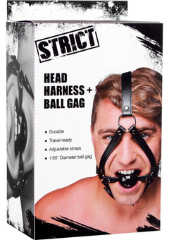 Strict Head Harness/ball Gag_0