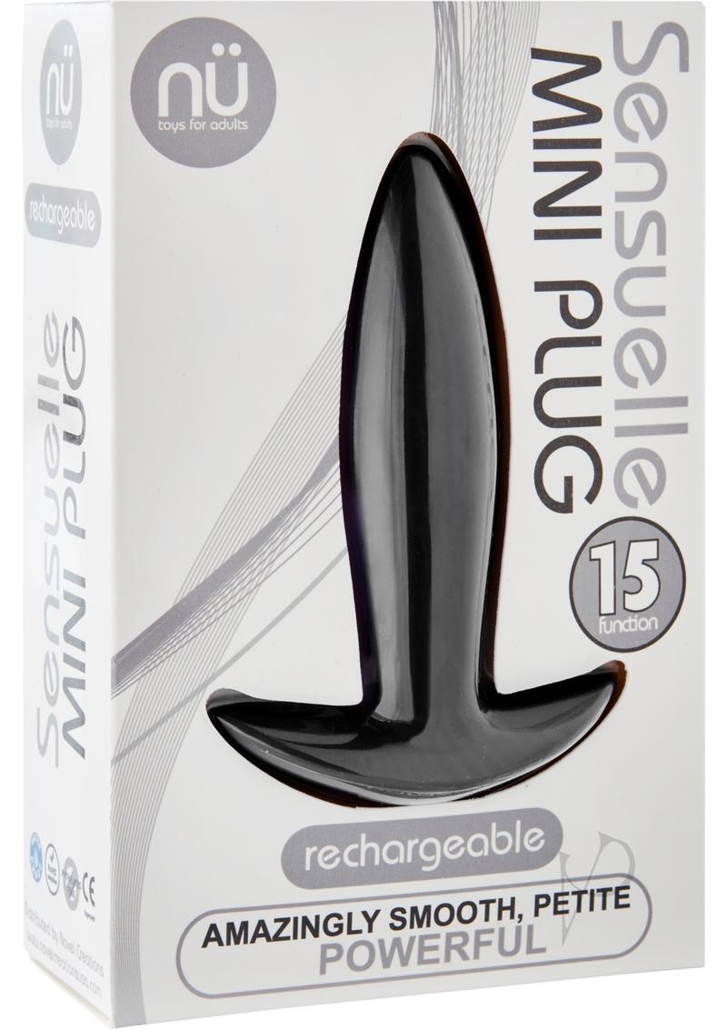 Sensuelle Mini Plug Black_0