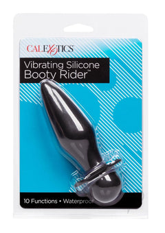 Vibrating Silicone Booty Rider Black_0