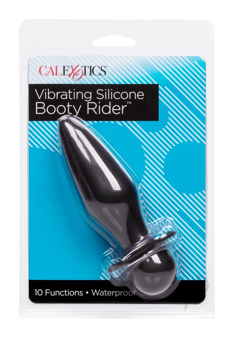 Vibrating Silicone Booty Rider Black_0