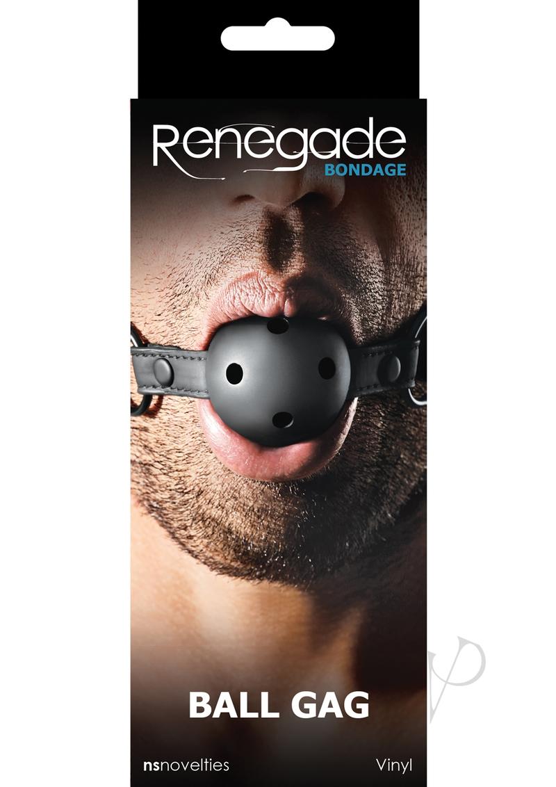 Renegade Bondage Ball Gag Black_0