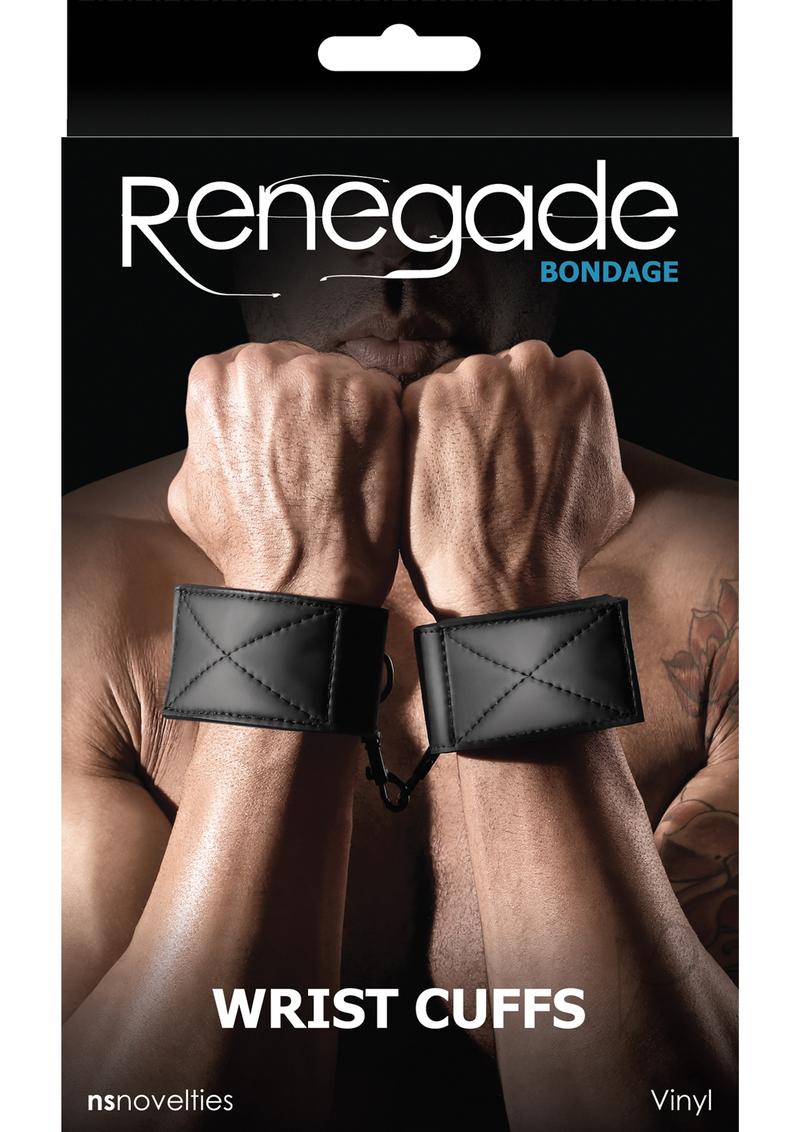 Renegade Bondage Wrist Cuff Black_0