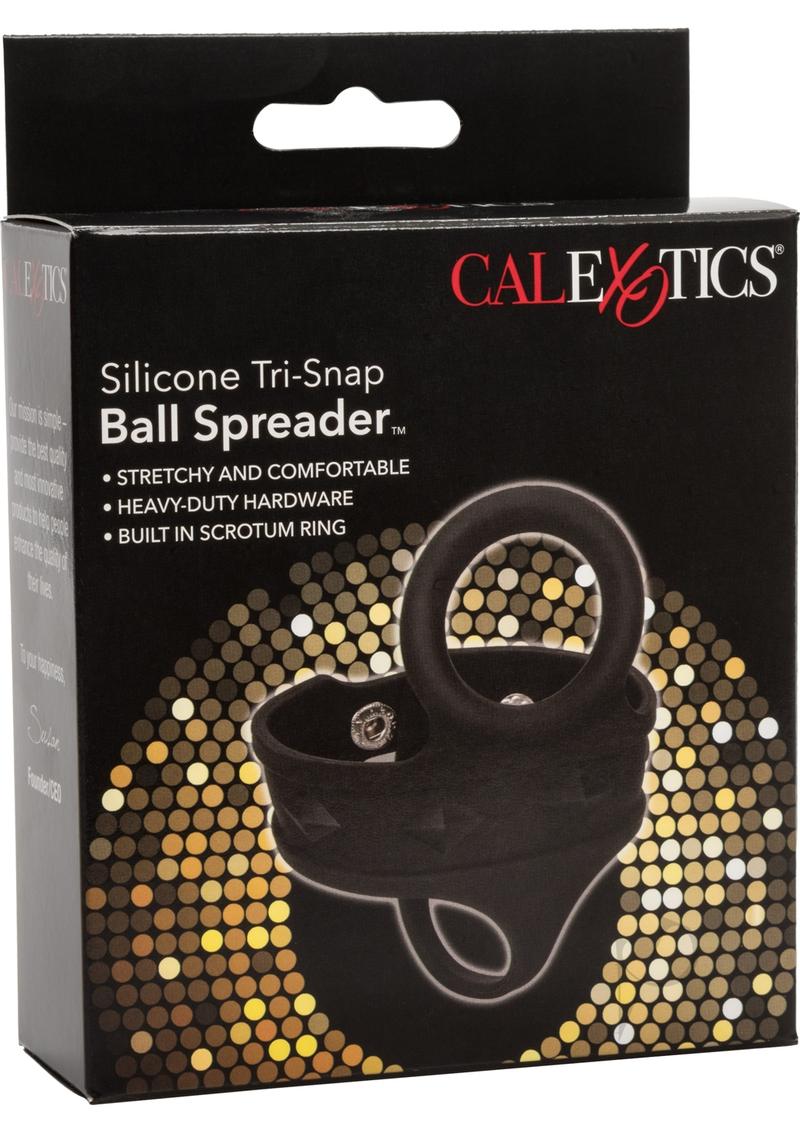 Silicone Tri Snap Scrotum Ball Spreader_0