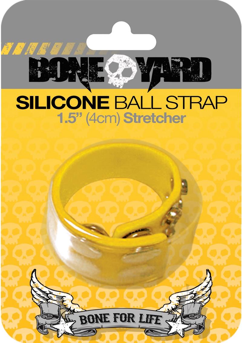 Boneyard Silicone Ball Strap Yellow_0