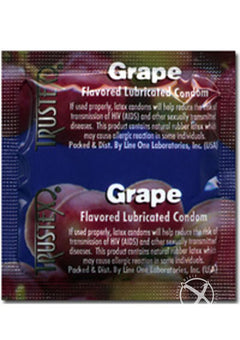 Grape Trustex Condom 3`s_1