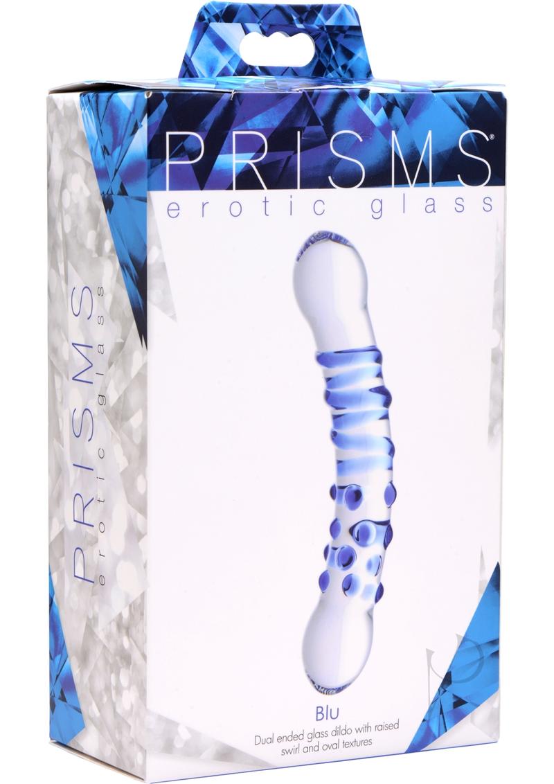 Blu Dual Ended Glass Dildo_0