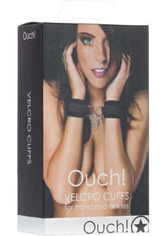 Ouch Velcro Cuffs Black_0