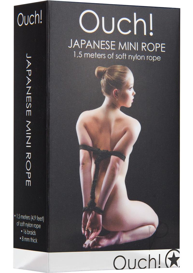 Ouch! Japanese Mini Rope 1.5m Black_0
