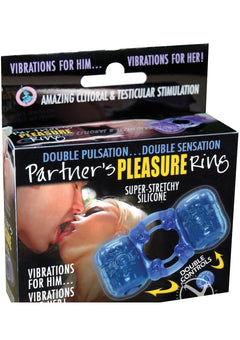 Partners Pleasure Ring - Blue_0