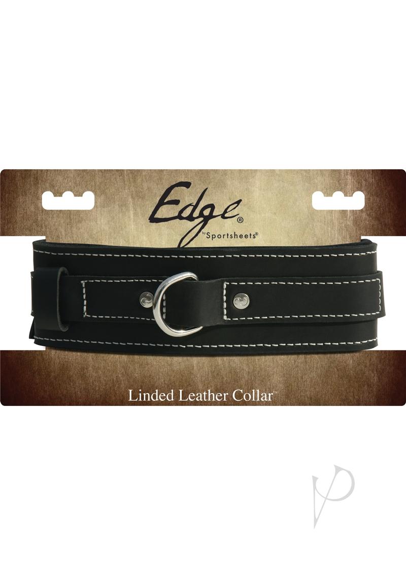 Edge Lined Leather Collar_0