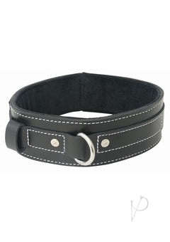 Edge Lined Leather Collar_1