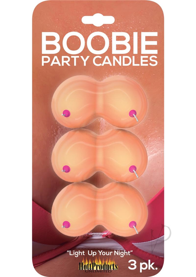 Boobie Party Candles 3pk_0