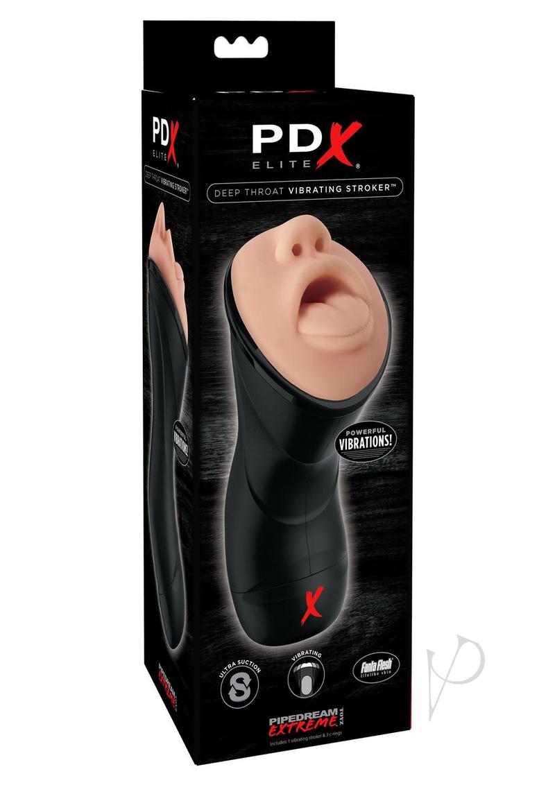 Pdx Elite Deep Throat Vibrating Stroker_0