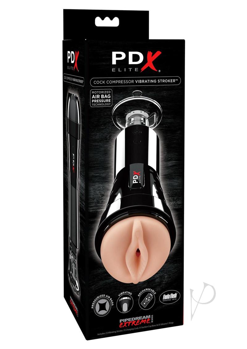 Pdx Elite Cock Compressor Vibe Stroker_0