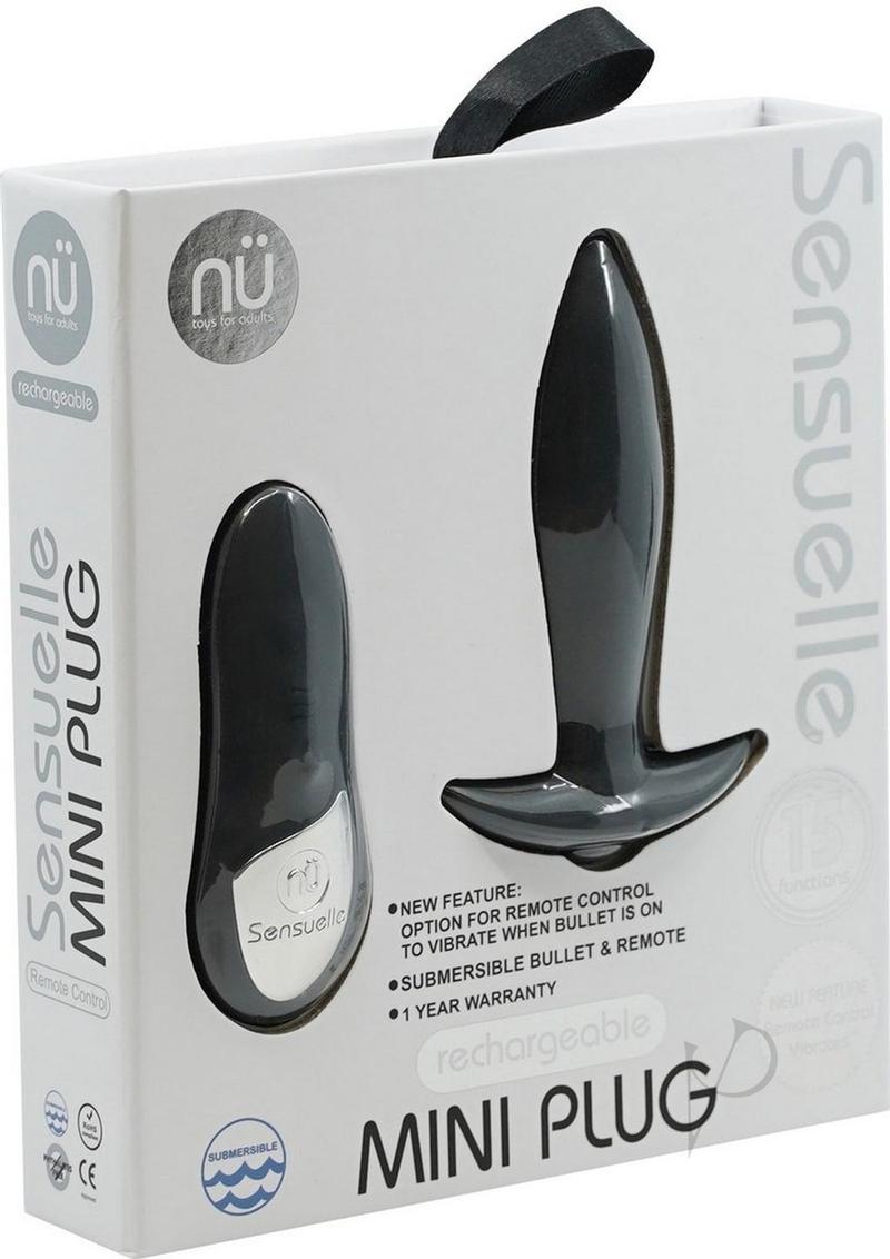 Sensuelle Remote Control Mini Plug Black_0