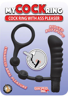 My Cockring W/ass Pleaser Black_0