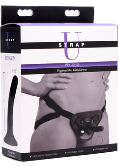 Strap U Pegged Pegging Dildo W/harness_0