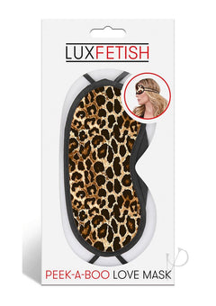 Lux F Peek A Boo Love Mask Leopard_0