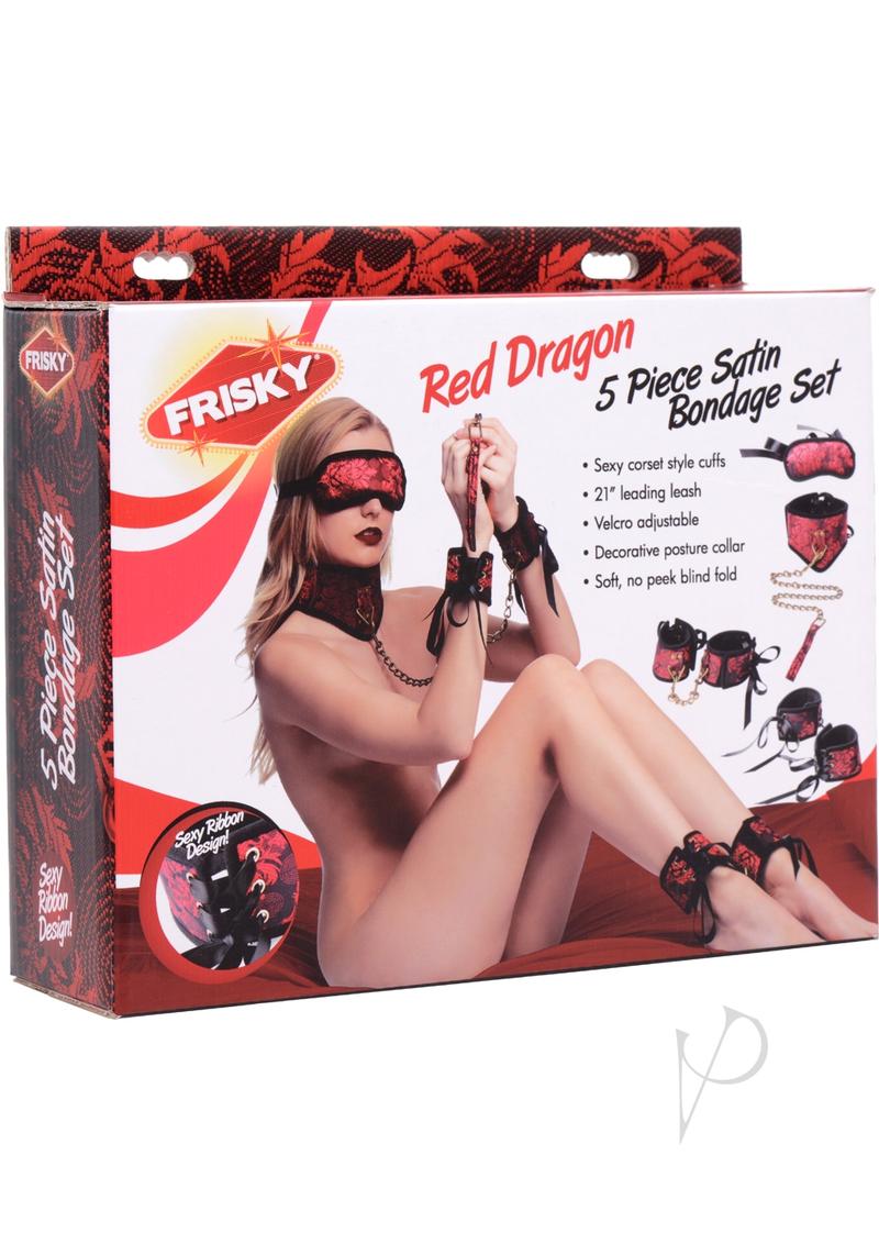 Frisky Red Dragon Bondage Set 5pc_0