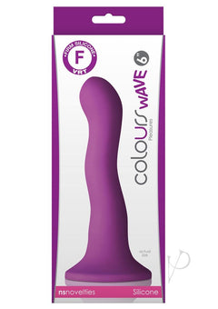 Colours Wave 6 Inch Dildo Purple_0