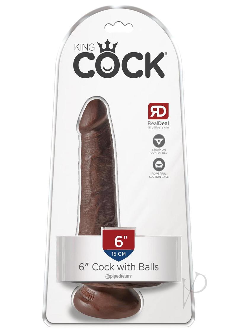 Kc 6 Cock W/balls Brown_0