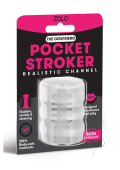 Zolo Girlfriend Pocket Stroker Clear_0