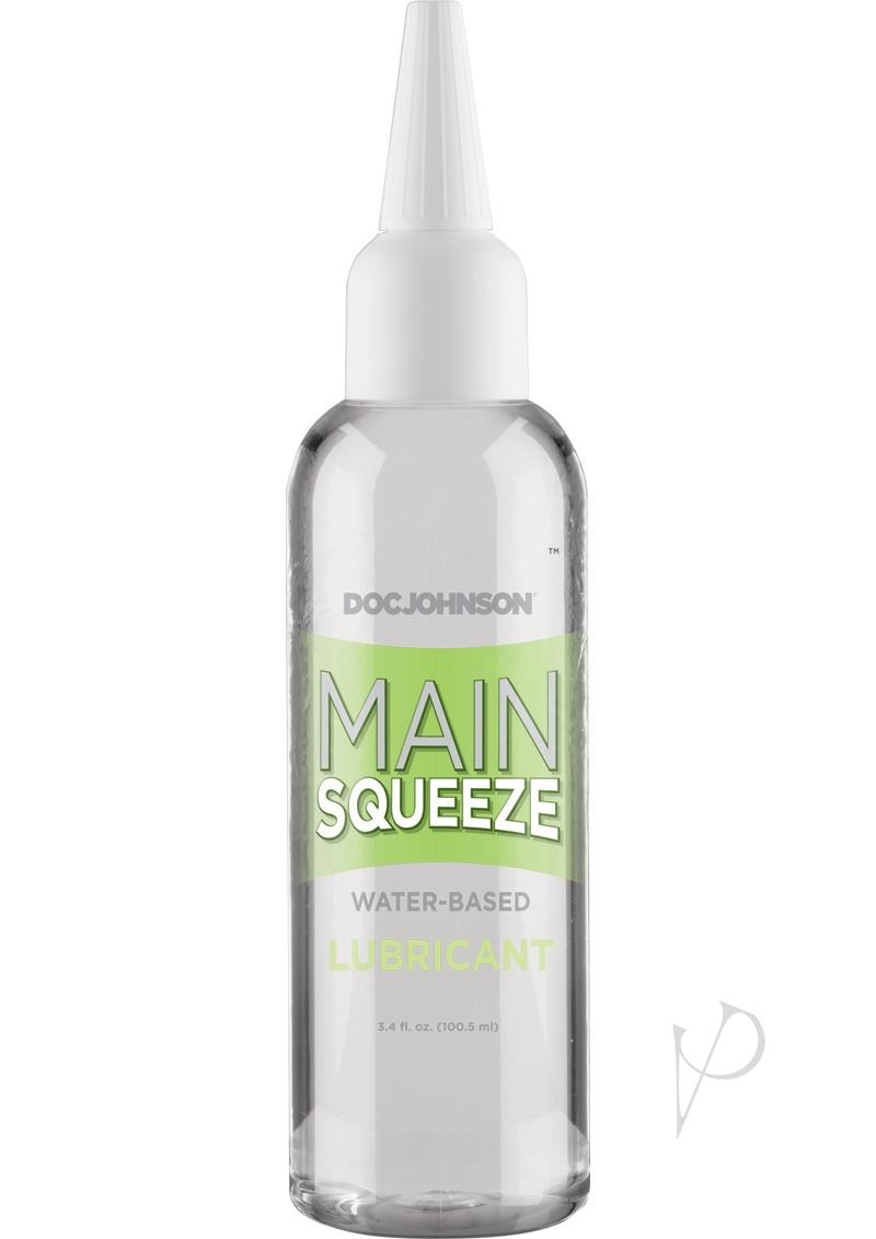 Main Squeeze Water Based Lube 3.4oz_0