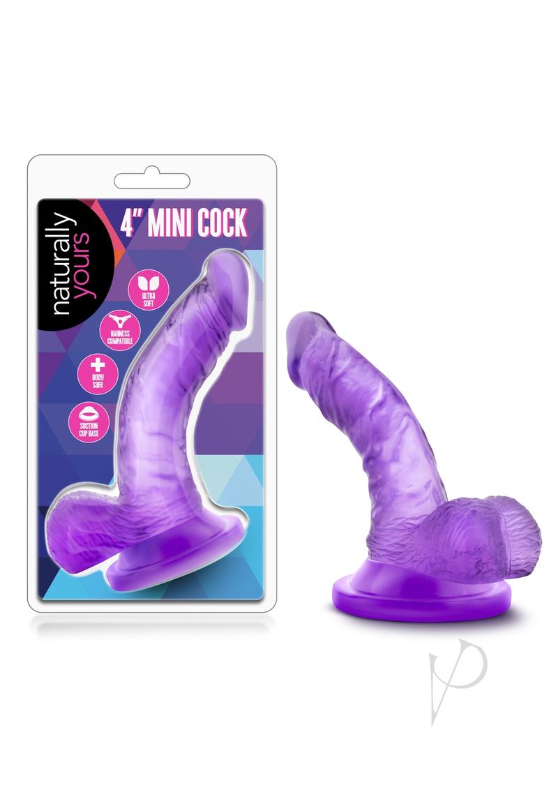 Naturally Yours 4 Mini Cock Purple_0