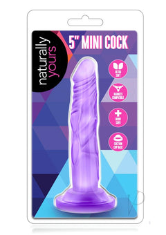 Naturally Yours 5 Mini Cock Purple_0