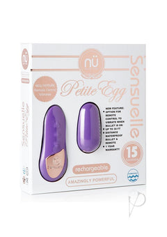 Sensuelle Remote 15 Func Petite Egg Purp_0