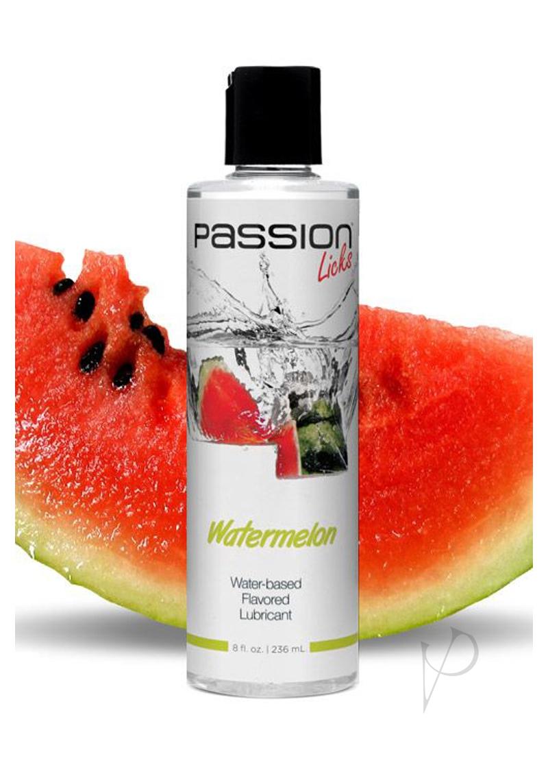 Passion Licks Flavor Lube Watermelon 8oz_0