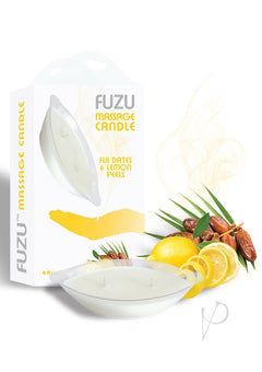 Fuzu Massage Candle Fiji Dates/lemon 4oz_0