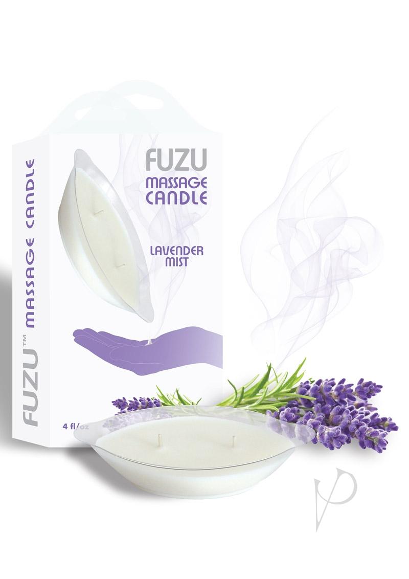 Fuzu Massage Candle Lavender Mist 4oz_0