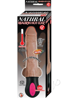 Natural Realskin Hot Cock 2 Brown_0