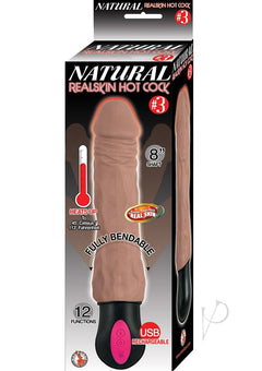 Natural Realskin Hot Cock 3 Brown_0