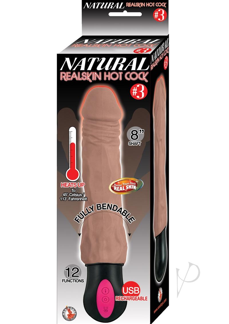 Natural Realskin Hot Cock 3 Brown_0