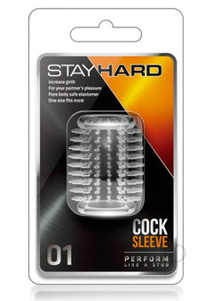 Stay Hard Cock Sleeve 01 Clear_0