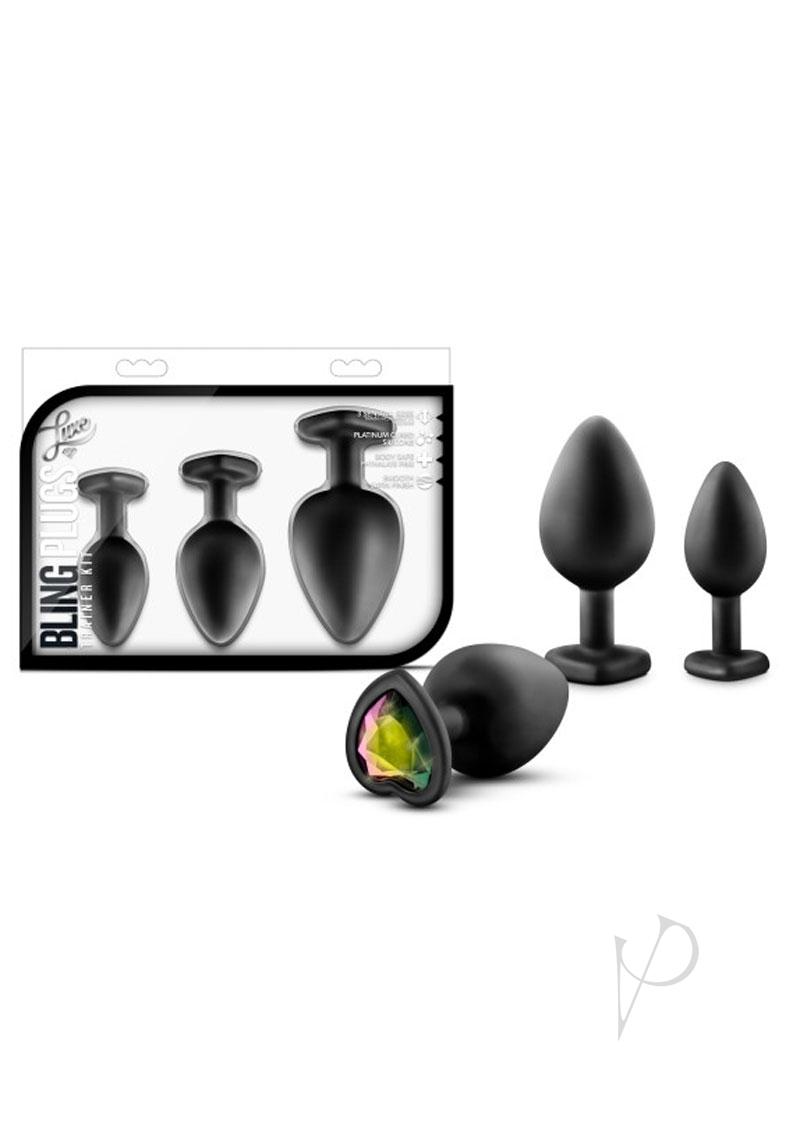 Luxe Bling Plugs Train Kit Blk/rainbow_0