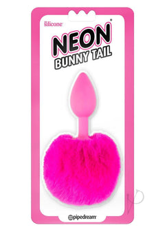 Neon Bunny Tail Pink_0