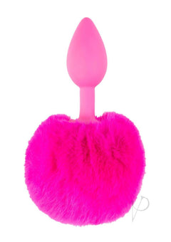 Neon Bunny Tail Pink_1