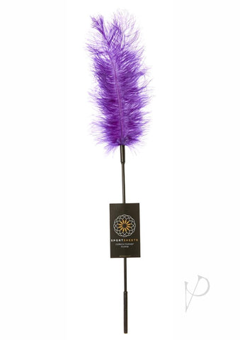 Image of Ostrich Feather Purple Tickler_0