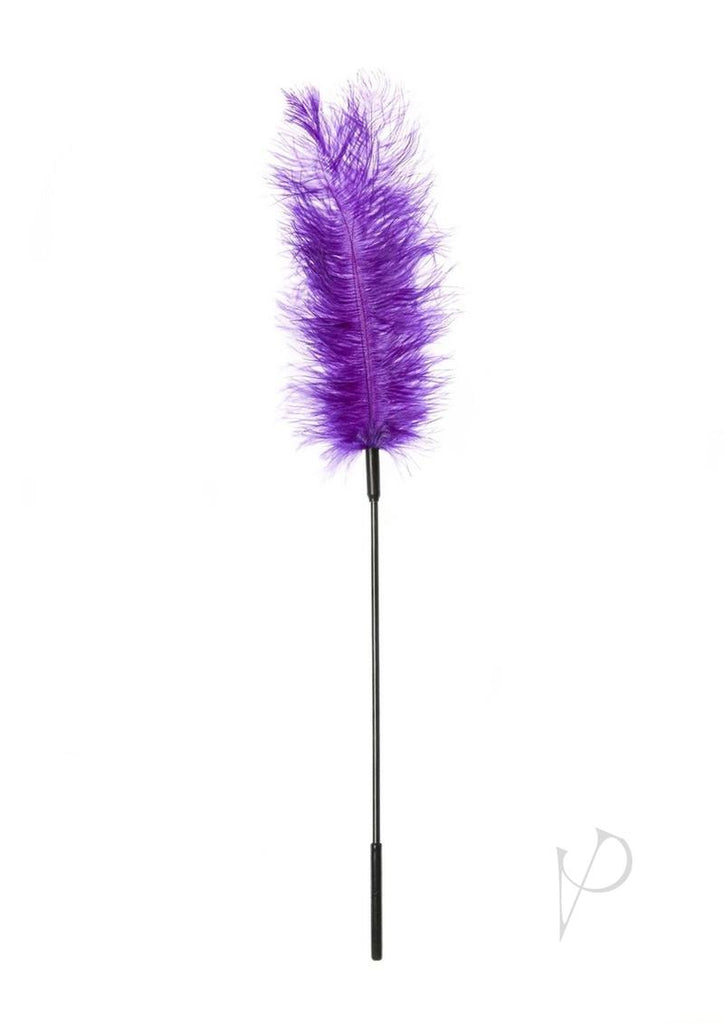 Ostrich Feather Purple Tickler_1