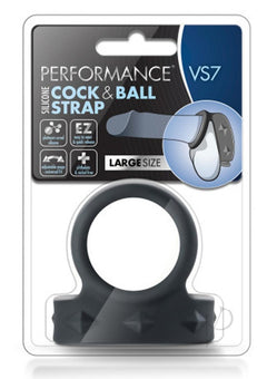Performance Vs7 Cock and Ball Strap Lg Blk_0