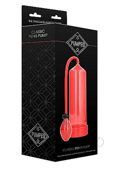 Pumped Classic Penis Pump Red_0