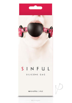 Sinful Soft Silicone Gag Pink_0