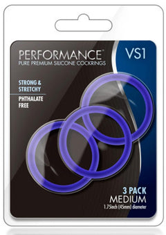 Performance Ring Vs1 Med Silicone Indigo_0