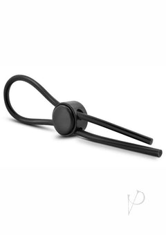 Stay Hard Silicone Loop Cock Ring Black_1