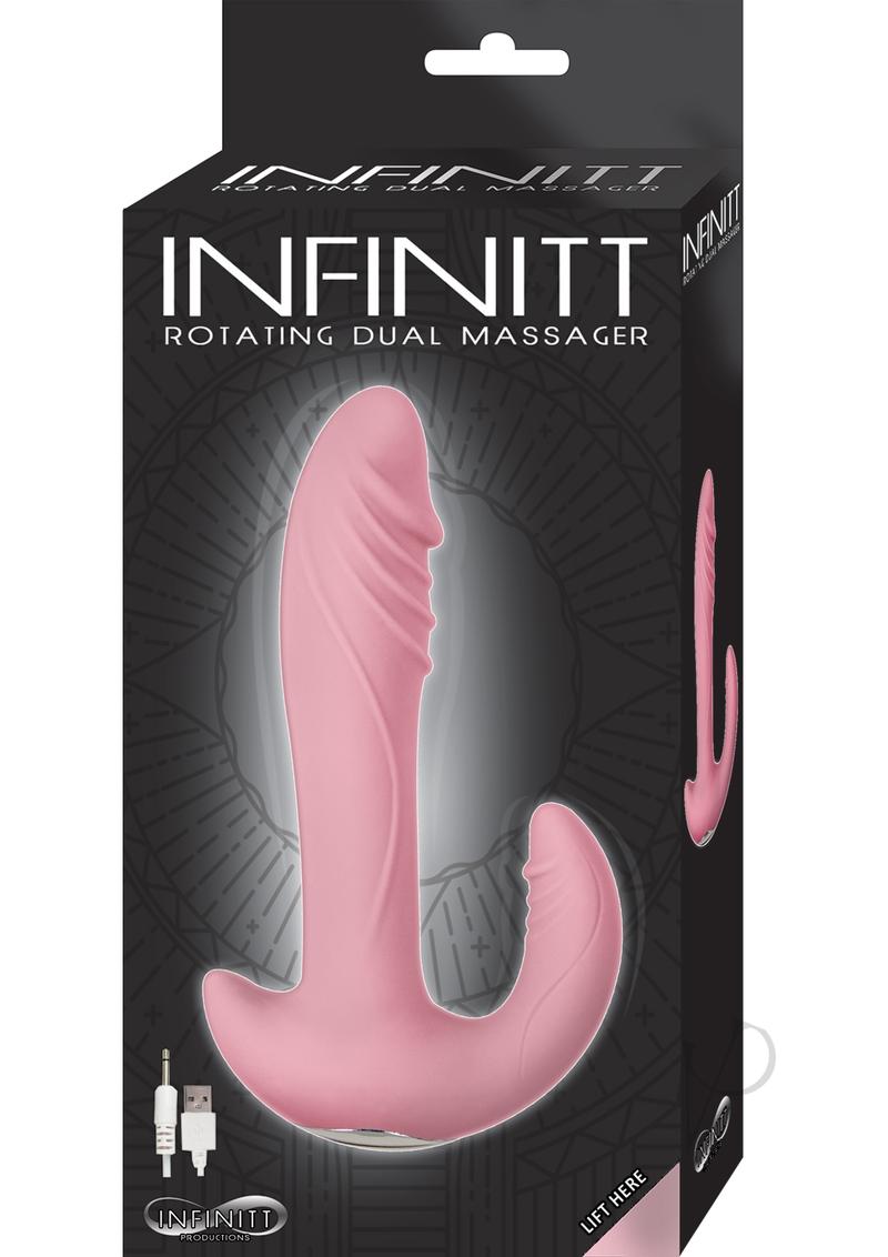 Infinitt Rotating Dual Massager Pink_0