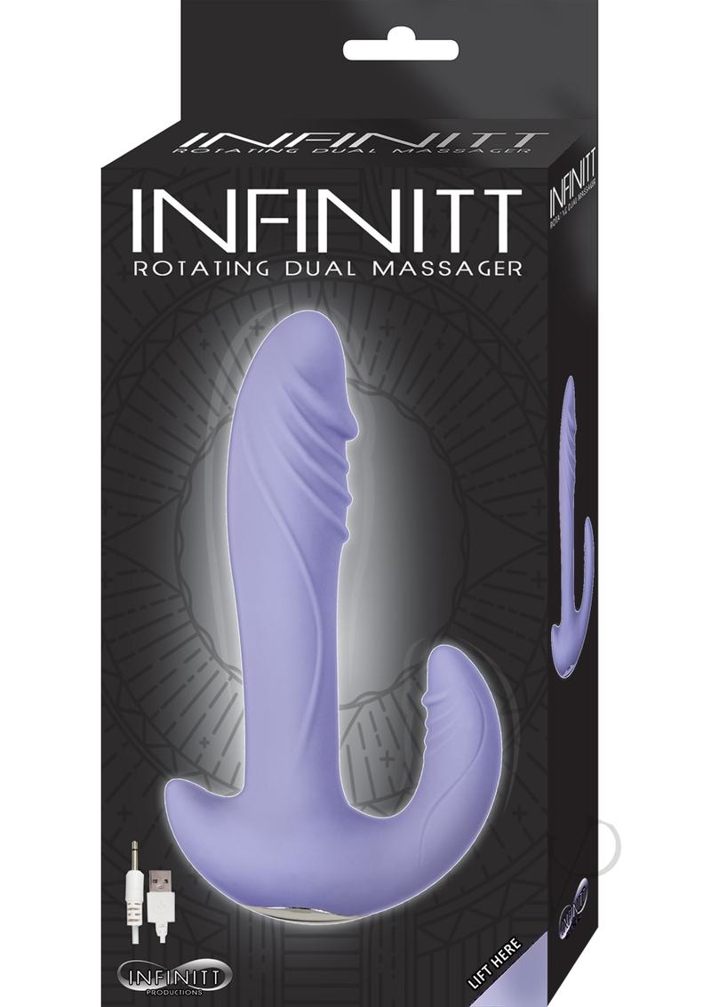 Infinitt Rotating Dual Massager Lavender_0